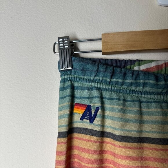 Aviator Nation Serape Bolt Stitch Sweatpants Womens Size XS Jungle Green - Picture 7 of 11